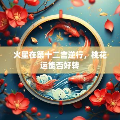 火星在第十二宫逆行，桃花运能否好转