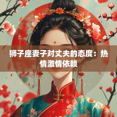 狮子座妻子对丈夫的态度：热情激情依赖