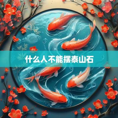 什么人不能摆泰山石
