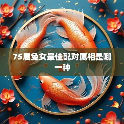 75属兔女最佳配对属相是哪一种