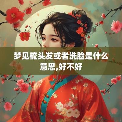 梦见梳头发或者洗脸是什么意思,好不好