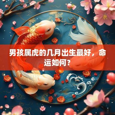 男孩属虎的几月出生最好，命运如何？