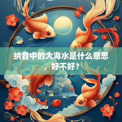 纳音中的大海水是什么意思，好不好？