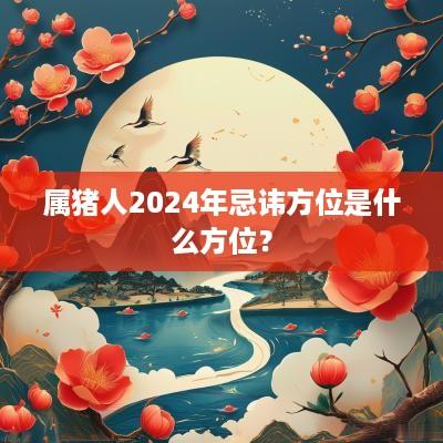 属猪人2025年忌讳方位是什么方位？