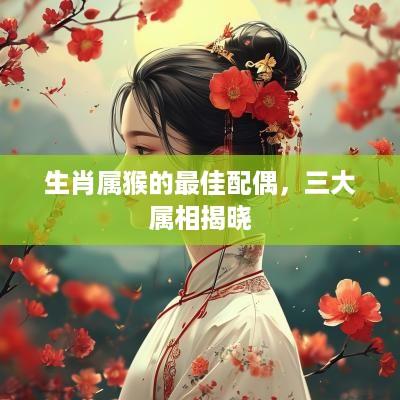 生肖属猴的最佳配偶，三大属相揭晓