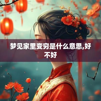 梦见家里变穷是什么意思,好不好