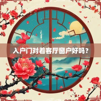 入户门对着客厅窗户好吗？