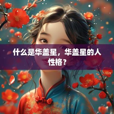 什么是华盖星，华盖星的人性格？