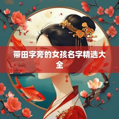 带田字旁的女孩名字精选大全