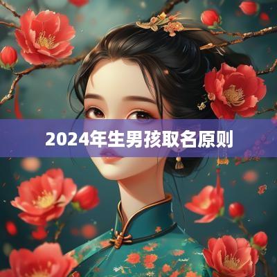 2025年生男孩取名原则