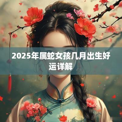 2025年属蛇女孩几月出生好运详解