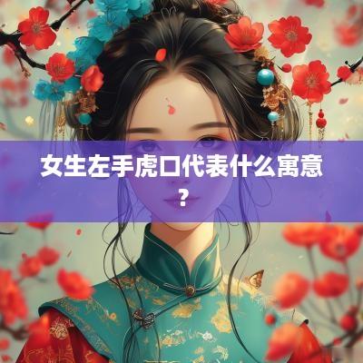 女生左手虎口代表什么寓意？