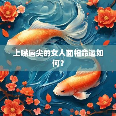 上嘴唇尖的女人面相命运如何？