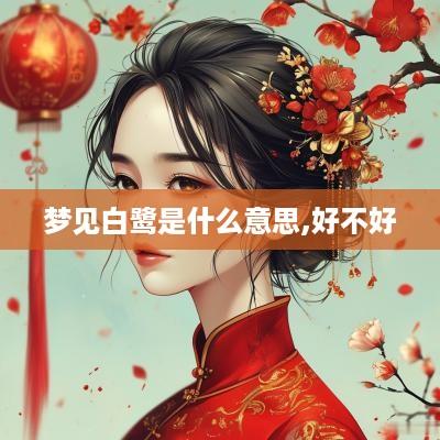 梦见白鹭是什么意思,好不好