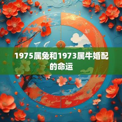 1975属兔和1973属牛婚配的命运