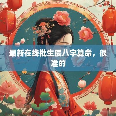 最新在线批生辰八字算命，很准的