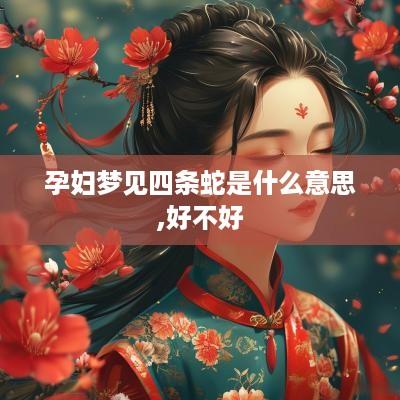 孕妇梦见四条蛇是什么意思,好不好