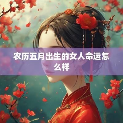 农历五月出生的女人命运怎么样
