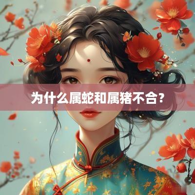 为什么属蛇和属猪不合？