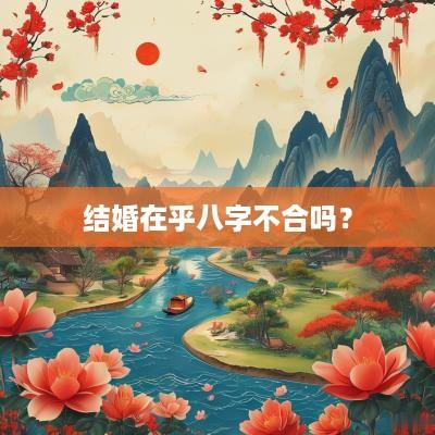 结婚在乎八字不合吗？