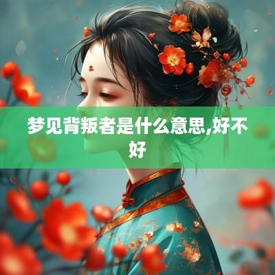 梦见背叛者是什么意思,好不好