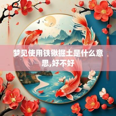 梦见使用铁锹掘土是什么意思,好不好