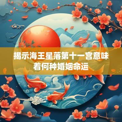 揭示海王星落第十一宫意味着何种婚姻命运
