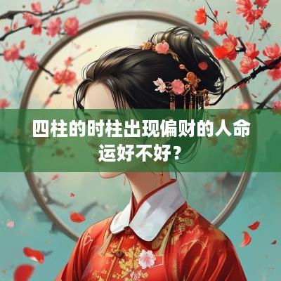 四柱的时柱出现偏财的人命运好不好？