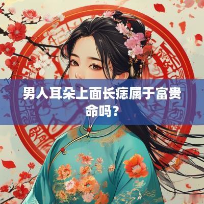 男人耳朵上面长痣属于富贵命吗？