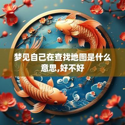 梦见自己在查找地图是什么意思,好不好