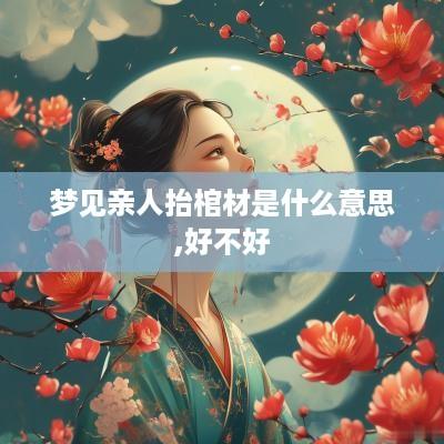 梦见亲人抬棺材是什么意思,好不好