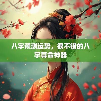 八字预测运势，很不错的八字算命神器