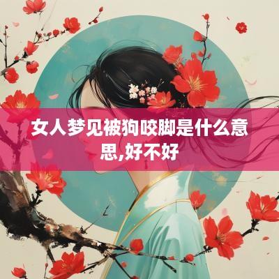女人梦见被狗咬脚是什么意思,好不好