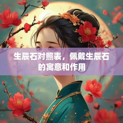 生辰石对照表，佩戴生辰石的寓意和作用