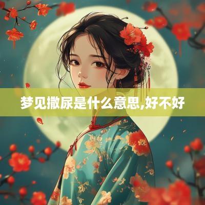 梦见撒尿是什么意思,好不好