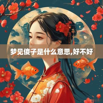 梦见傻子是什么意思,好不好