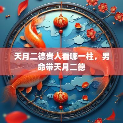 天月二德贵人看哪一柱，男命带天月二德