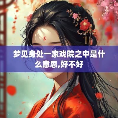 梦见身处一家戏院之中是什么意思,好不好
