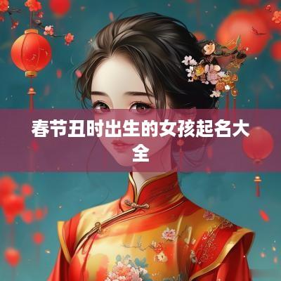 春节丑时出生的女孩起名大全