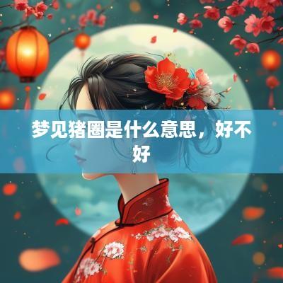 梦见猪圈是什么意思，好不好
