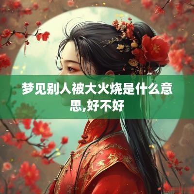 梦见别人被大火烧是什么意思,好不好