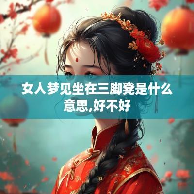 女人梦见坐在三脚凳是什么意思,好不好