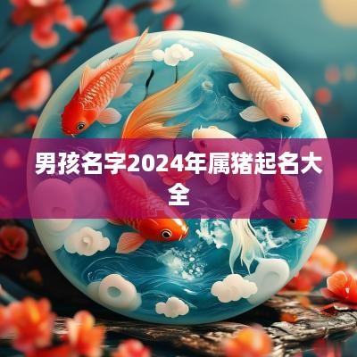 男孩名字2025年属猪起名大全