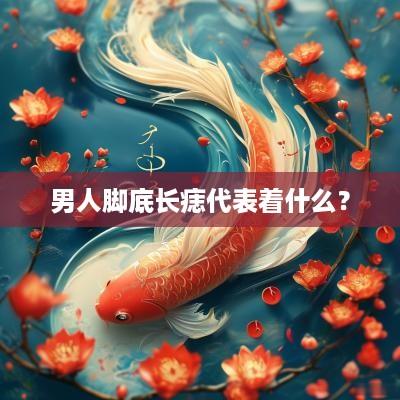 男人脚底长痣代表着什么？