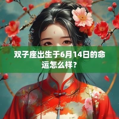 双子座出生于6月14日的命运怎么样？