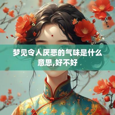 梦见令人厌恶的气味是什么意思,好不好