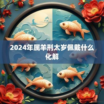 2025年属羊刑太岁佩戴什么化解