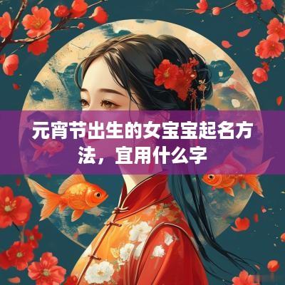 元宵节出生的女宝宝起名方法，宜用什么字