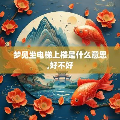 梦见坐电梯上楼是什么意思,好不好