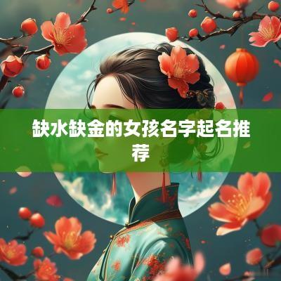 缺水缺金的女孩名字起名推荐